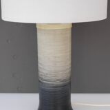 Large Monochrome Acrylic Table Lamp from Tranås Sweden, 1980s