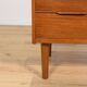 Commode à tiroirs vintage en teck, 1960s