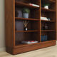 Walnut bookcase, Danish design, 1970s, production Hundevad
