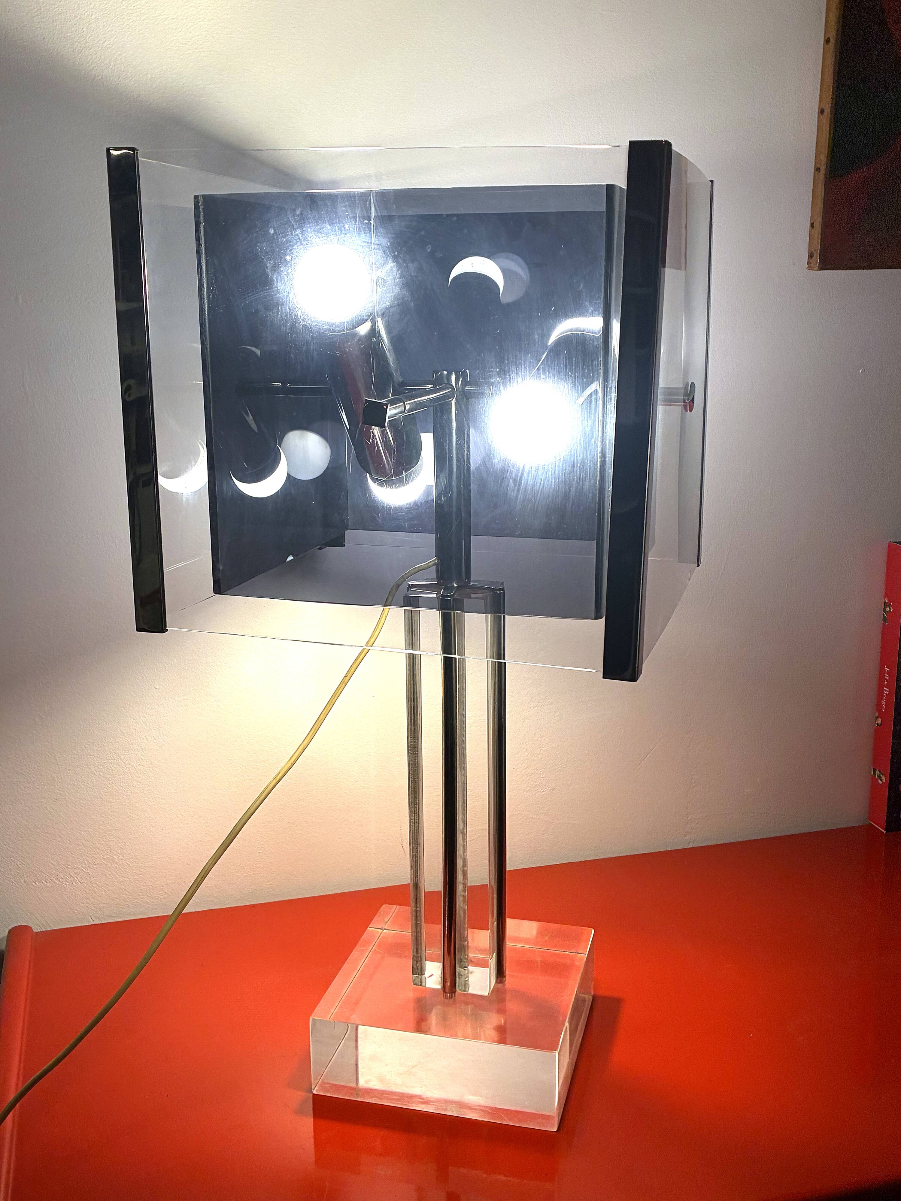 Italian lamp from the 70s by Roméo Rega.