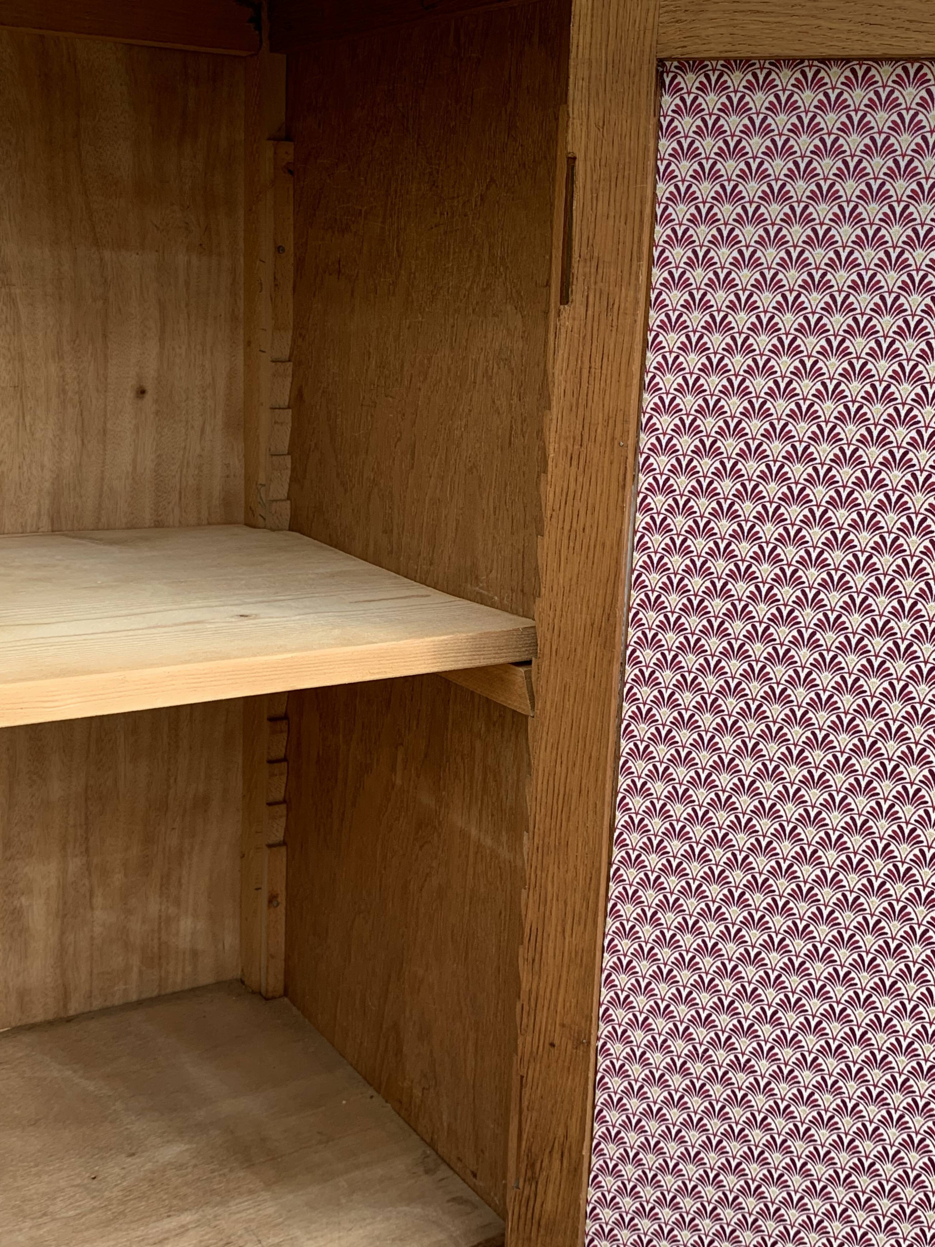 Parisian art deco buffet wood brut 1930