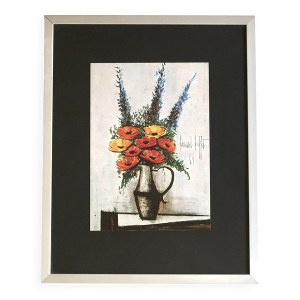 Tableau Les pavots de Bernard Buffet, années 60