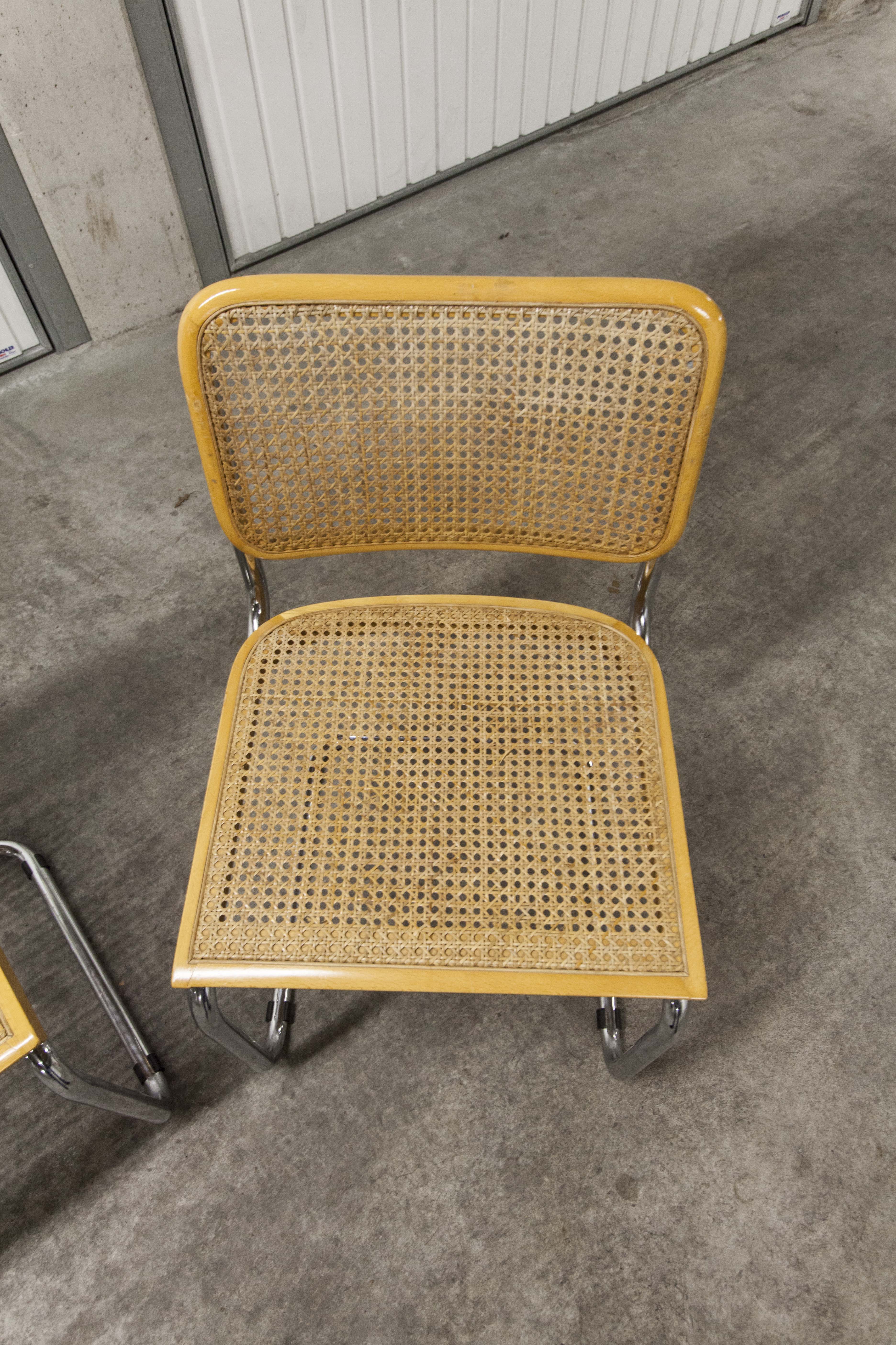 Set of 4 chairs B32 par Marcel Breuer