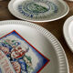 Set of 5 vintage plates Cheeses from France Saint Amand