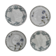4 matching plates iron earth 1900