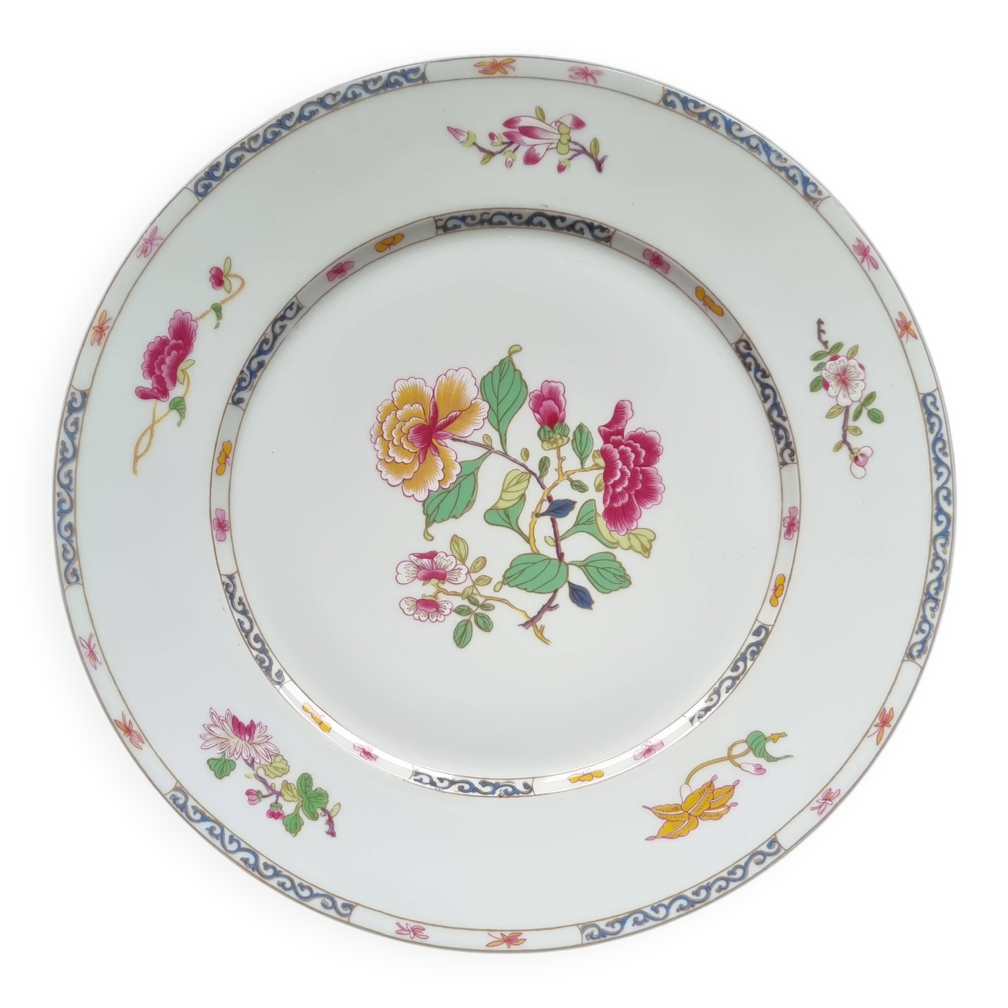 Large Plate Raynaud from Limoges, Model "Formose", Exclusive Edition,