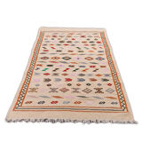Tapis bohème beige berbère 140x235 cm