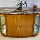 Art Deco period sideboard in precious wood veneer, Loupe d'Amboine
