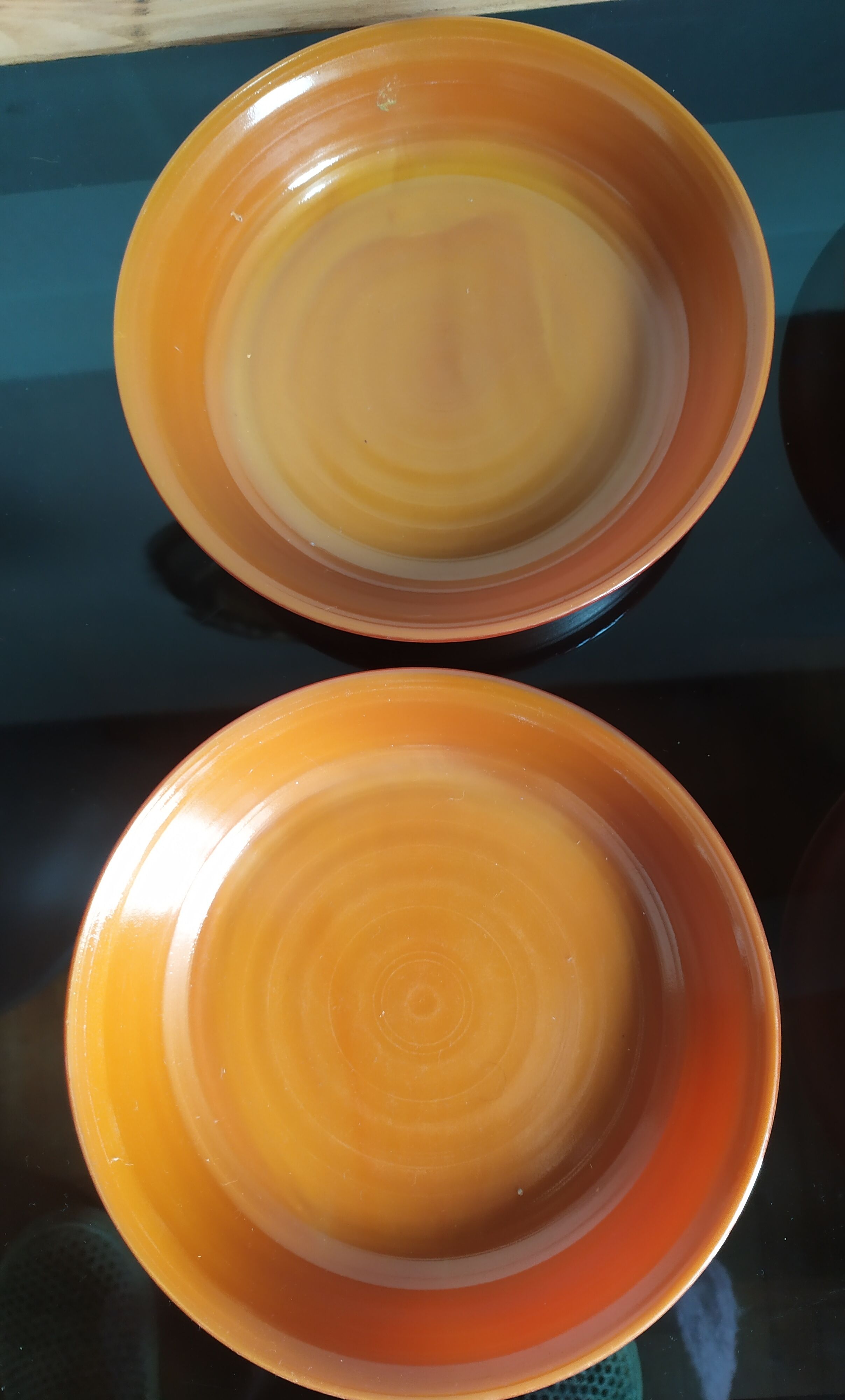 4 hollow plates arcopal volcano model