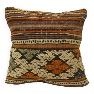 Turkish kilim cushion,45x45 cm,kb-1370