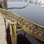Luxurious bar cart, Maison Jansen, Hollywood Regency, France, 1950s/70s.