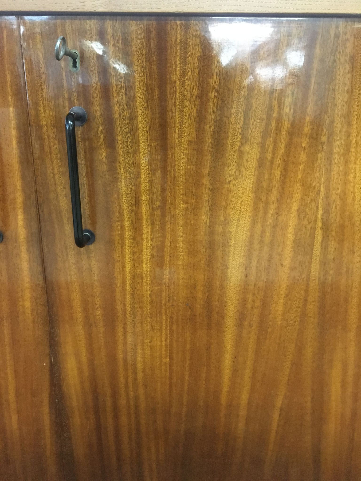 Light wood and rosewood buffet 60s
