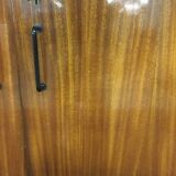 Buffet en bois clair et palissandre années 60