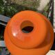 Opaline orange suspension Space Age