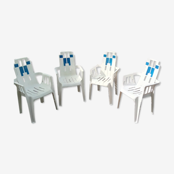 Boston garden armchairs by Pierre Paulin