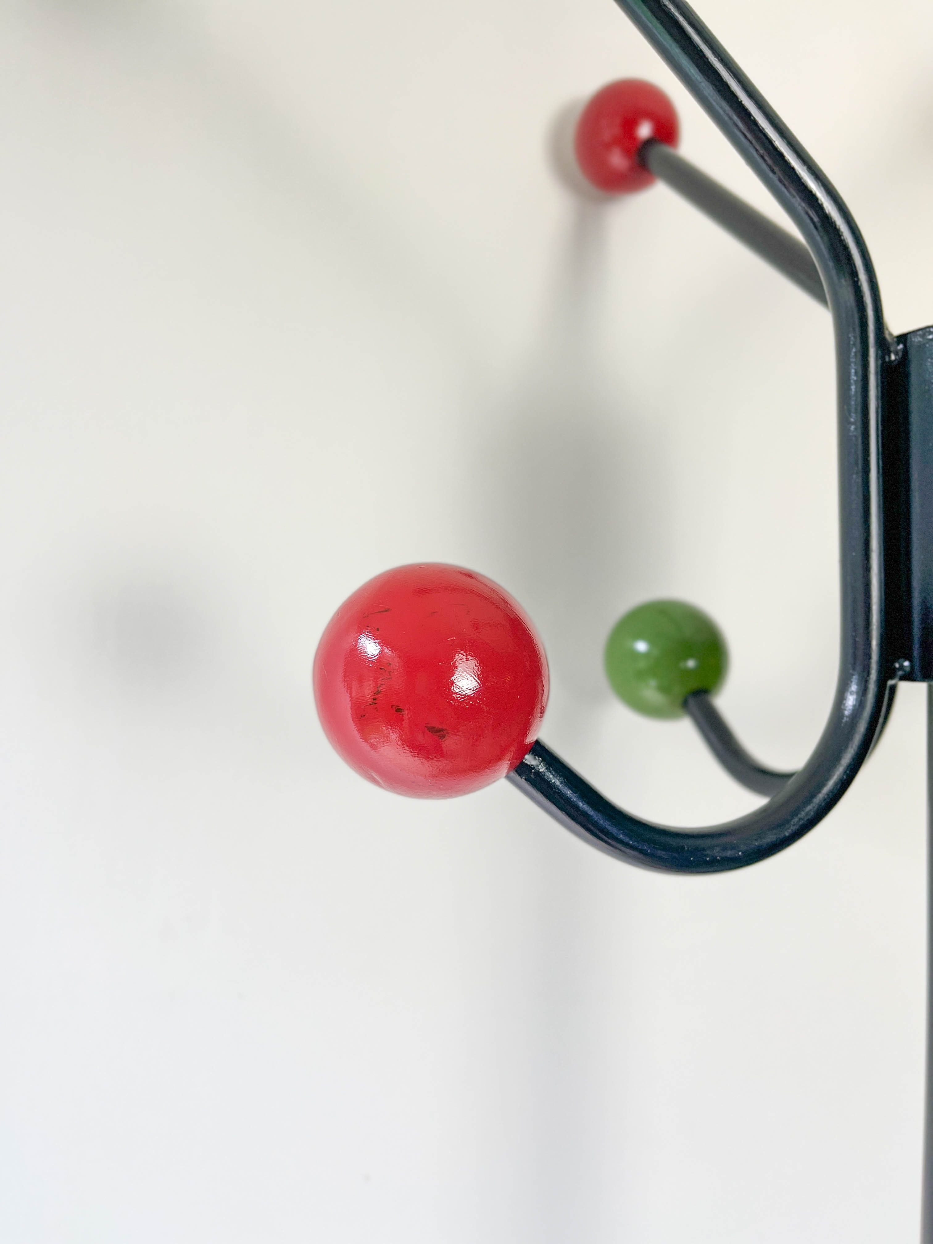 Coat holder ball colors Vintage year 50/70