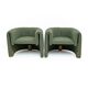 Pair of Italian Design Bouclè Armchairs