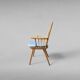 High-back chair by Albert Haberer for Hermann Fleiner