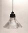 Grande lampe en verre industriel holophane année 20