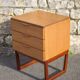 EUROPA vintage drawer unit, bedside table, end table, small chest of drawers