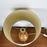 Lampe de table en bois clair, 1980, style minimaliste
