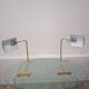Lampes a contrepoids en laiton France 1960s