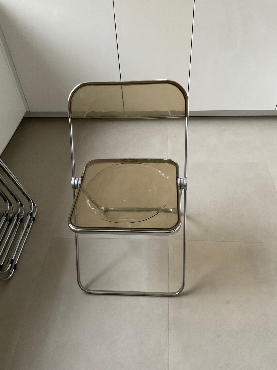 Plia 5 chairs by Giancarlo Peretti for Castelli vintage