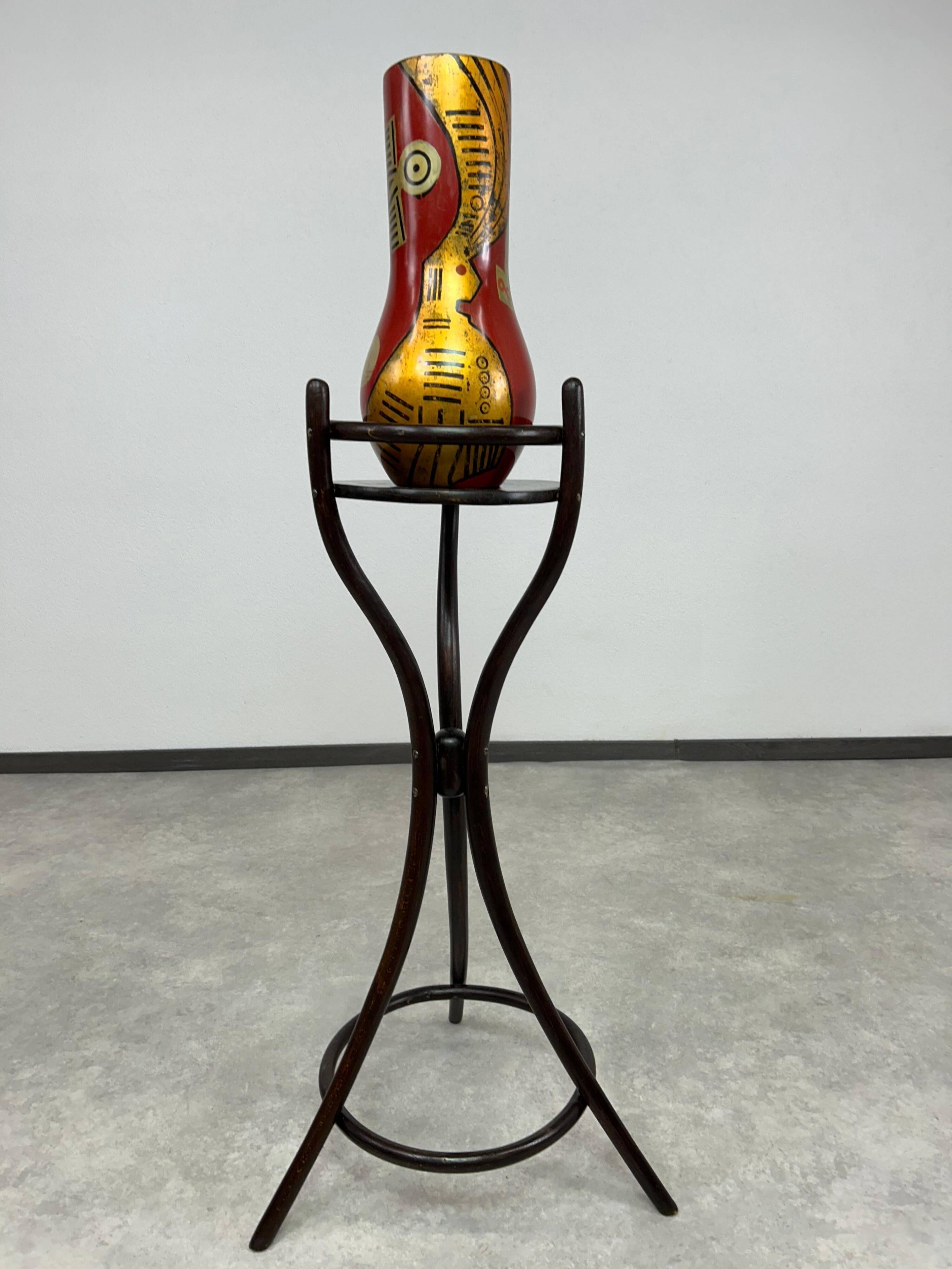 Porte-plante en bois courbé par Thonet