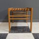 Small wood slatted sidetable flower table 1960s