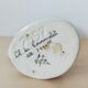 Vintage vase enamels of flowers signed Tess