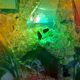 Brutalist Sculptural Broken Glass Wall Lamp by Cosack Leuchten.
