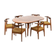 Chaises Cowhorn  et table par Svend Aage Madsen