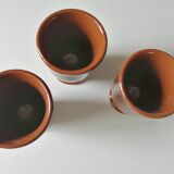 Mazagrans, vintage stoneware cups