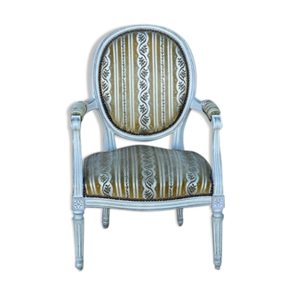 Fauteuil cabriolet de style Louis XVI