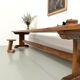 Monastery table in solid oak, 350 cm, circa 1900.