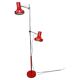 Red floor lamp by Josef Hurka for Napako