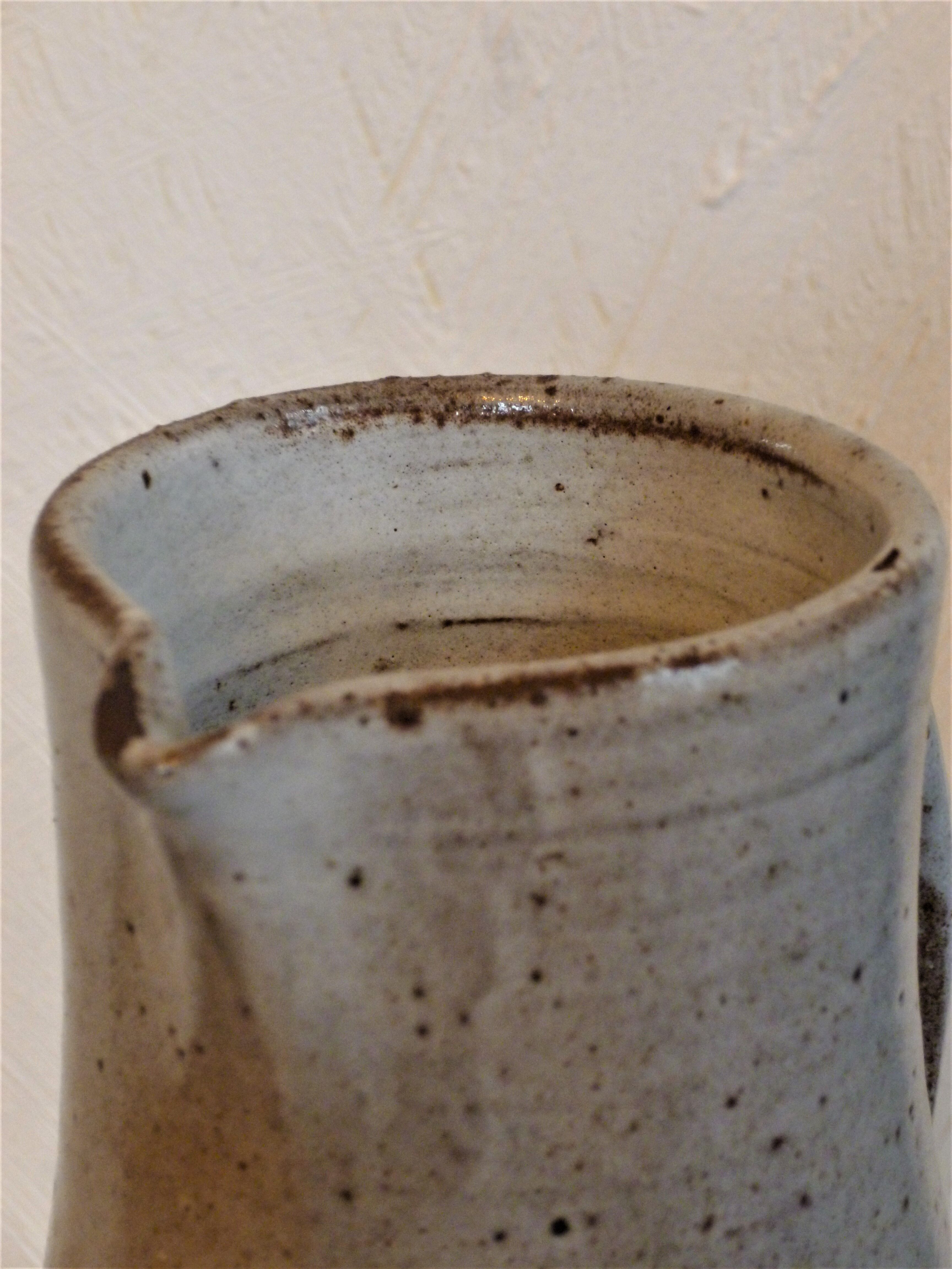 Pitcher of Jeanne and Norbert Pierlot, sandstone, Ratilly Castle