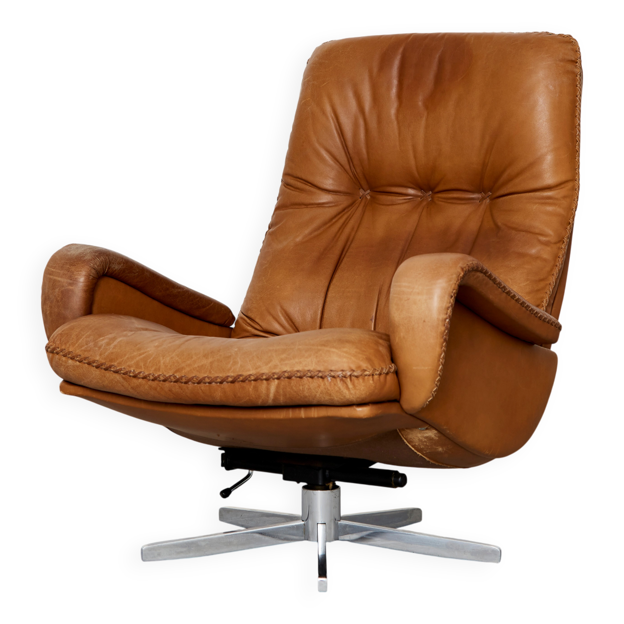 S231 James Bond Swivel Armchair from de Sede, 1960s