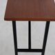 Vintage teak metal sidetable