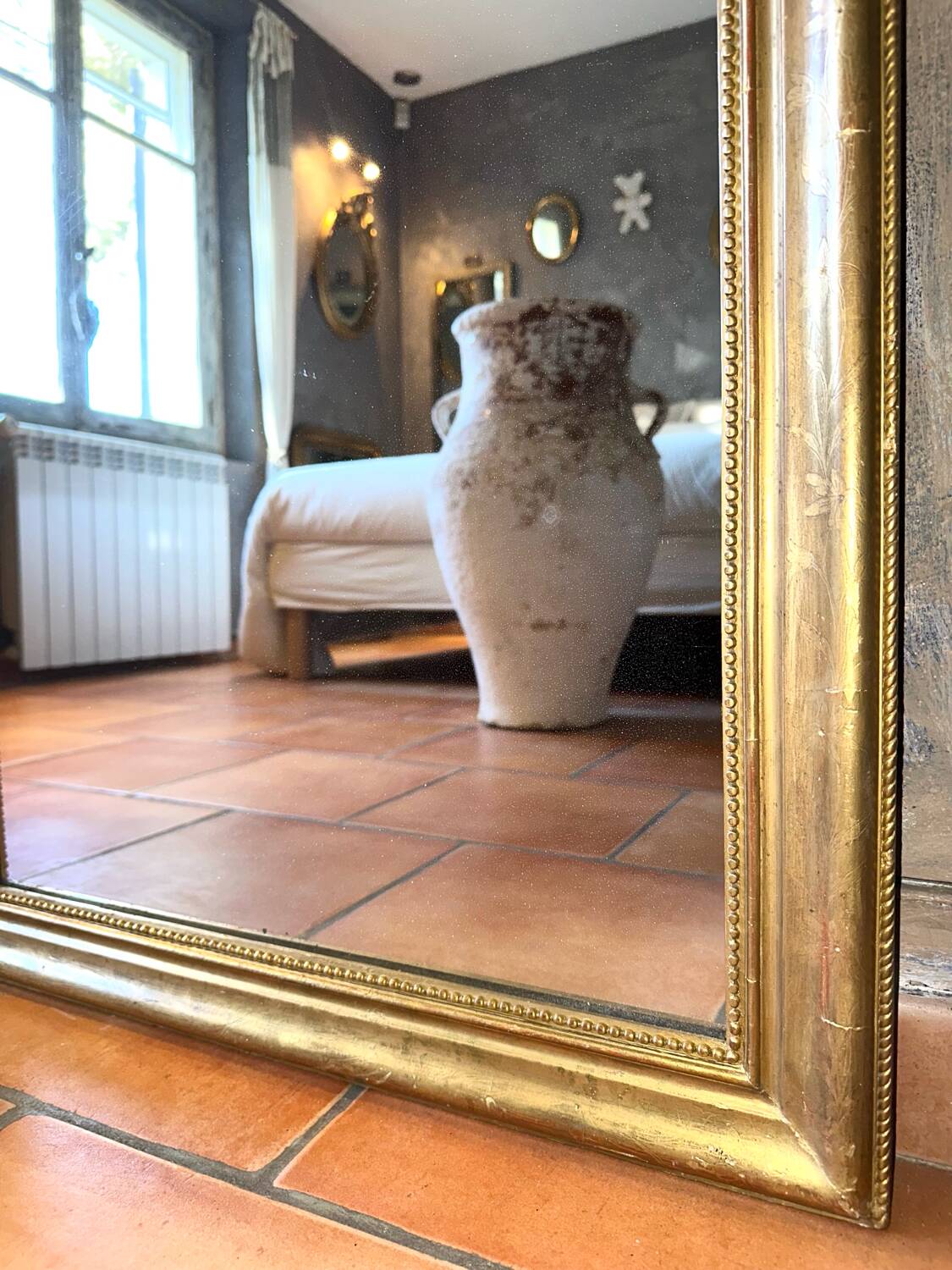 Antique Louis-Philippe mirror, 19th century