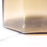 Octagonal pitcher made of smoked glass