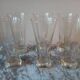Set of 6 old mouth-blown bistro pastis glasses
