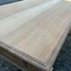 Grand bureau ancien en bois brut