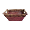 Wooden laundry basket and string
