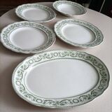 Old serving dishes