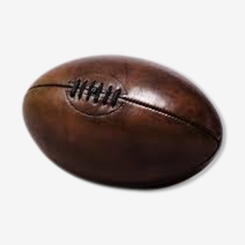 Ballon de rugby en cuir