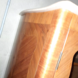 Louis XV style showcase bookcase in marquetry