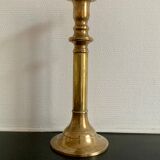 Set of 9 vintage brass candlesticks