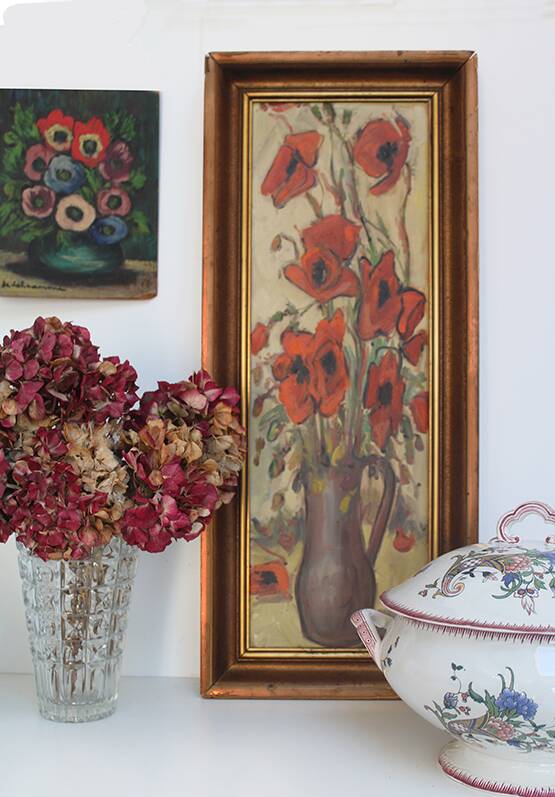 Tableau The Poppies by Simone Duval Wenta