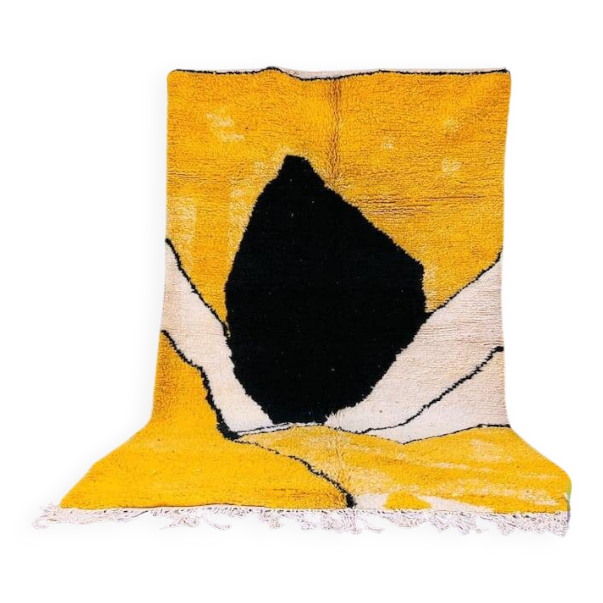 Beni Ouraine rug in natural wool, size 150 x 250 cm